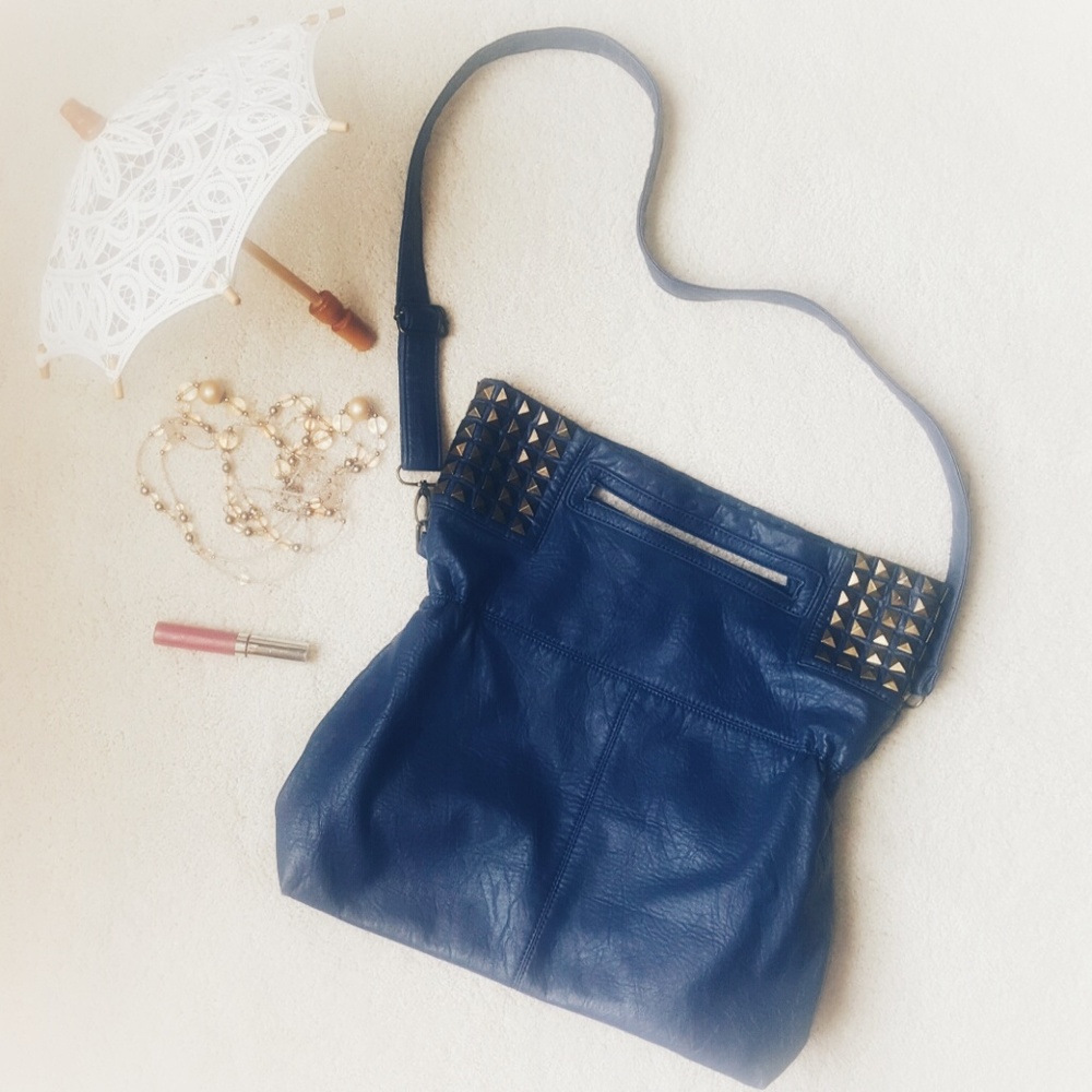 studded crossbody satchel